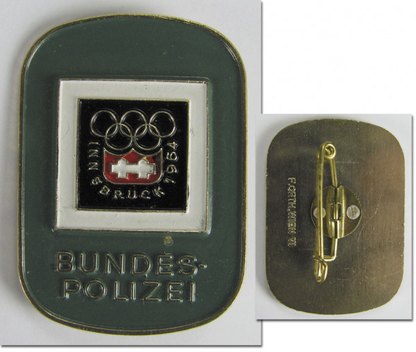 Olympic Games 1964. Participation badge Innsbruck