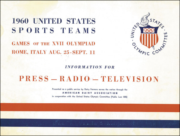 Games of the XVII Olympiad Rome 1960. Information for Press - Radion - Television.