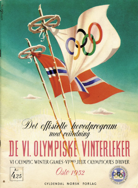 Det offisielle hovedprogramm med veiledning de VI. Olympiske Vinterleker. VI. Olympic Winter Games.