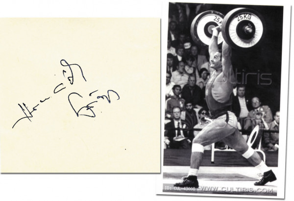 Horváth, György: Olympic Games 1972 Autograph Weightlifting HUN