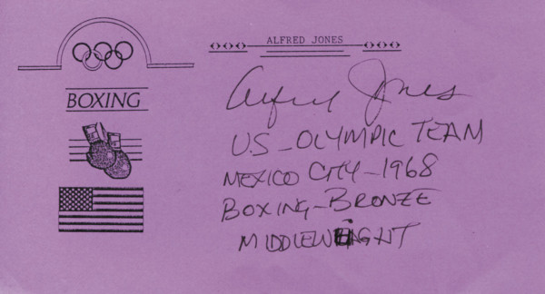 Jones, Alfred „Al“: Olympic Games 1968 Boxing Autograph USA