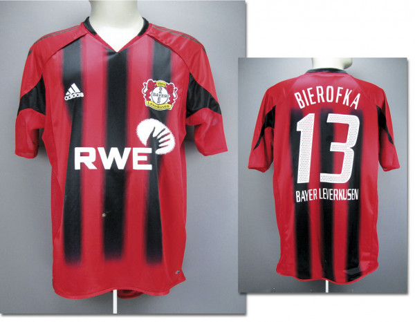 match worn football shirt Leverkusen 2004/2005