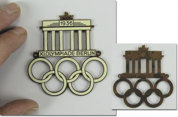 Brandenburger Tor, Olympiade Berlin 1936, Autoplakette 1936