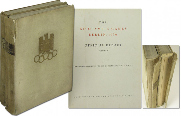XI. Olympiade Berlin 1936 Official Report. Hrsg. Vom OK für die XI.Olympiade Berlin 1936 e.V. 2 Bänd