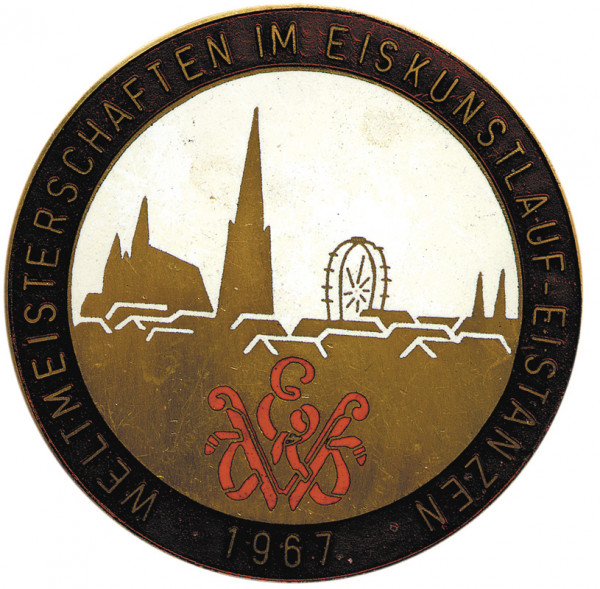 Eiskunstlaufen/Eistanzen Wien 1967, Teilnehmermedaille 1967