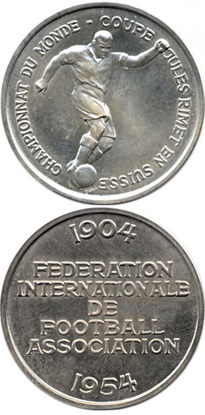 Gedenkmünze WM 1954, Münze WM 1954
