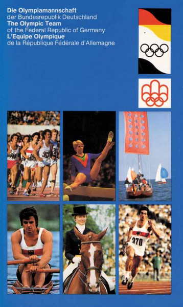 Olympic Games Montreal 1976. German Teambook