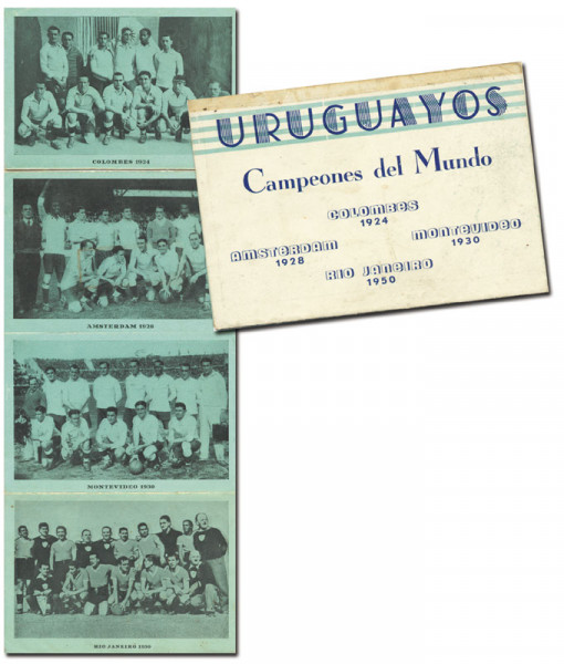 Album Deportivo. 4 Veces Campeoones Uruguayos. Campeones del Mundo.