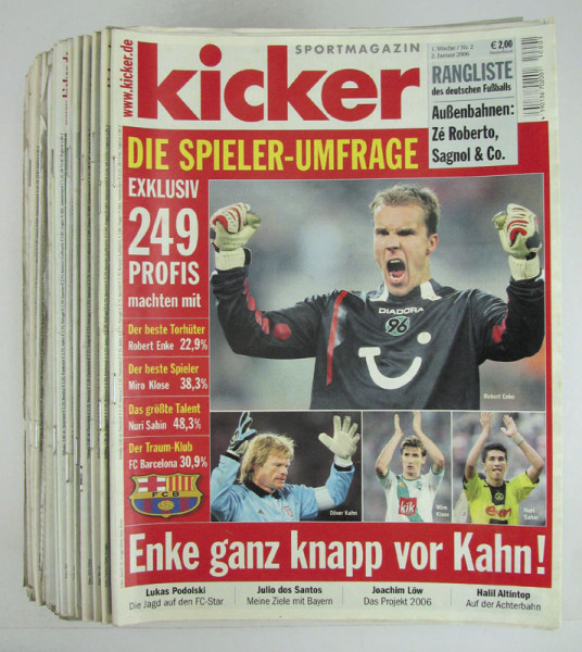 Kicker 2006 Mon. : Jg.: Nr.2-104 komplett