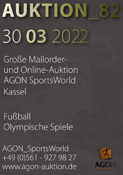 82. AGON Auktion: Auktions-Katalog: SportMemorabilia Live in Kassel