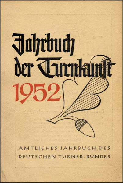 Jahrbuch der deutschen Turnerschaft 1952.