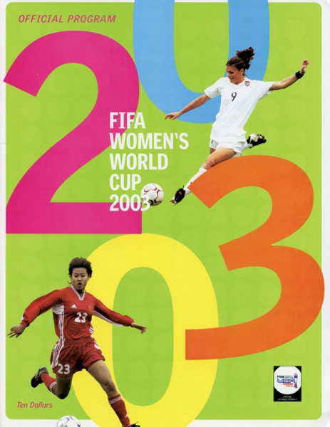 Women's World Cup 2003. Official Programme