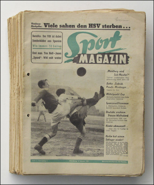 Sport Magazin 1951 : 6.Jg.: Nr 1-52 unkomplett