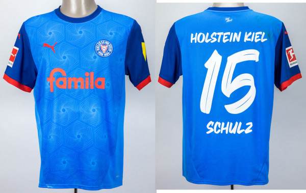 Marvin Schulz am 08.03.2025 gegen VfB Stuttgart, Kiel, Holstein - Trikot 2024/2025