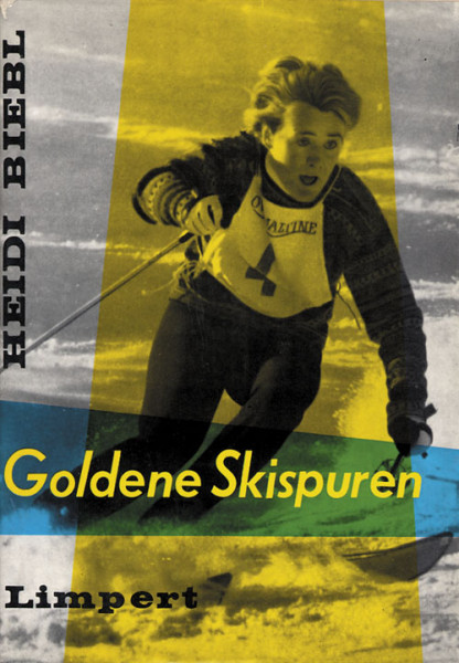 Goldene Skispuren.