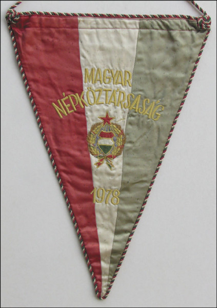 Football Match Pennant 1978 Germany v Hungary