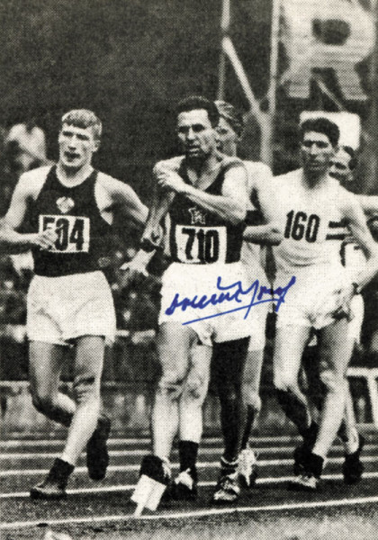 Dolezal, Josef: Autograph Olympic Games 1952 athletics. CSSR