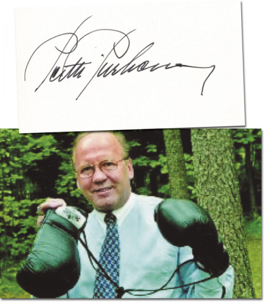 Purhonen, Pertti: Olympic Games 1964 Boxing Autograph Finland