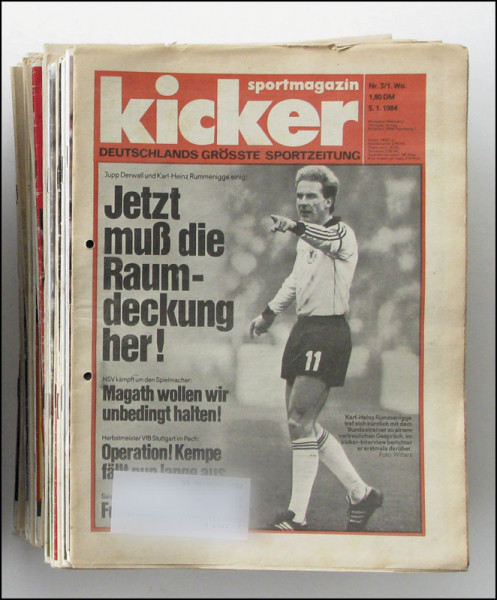 Kicker 1984 Don. : Jg.: Nr.3-103 komplett