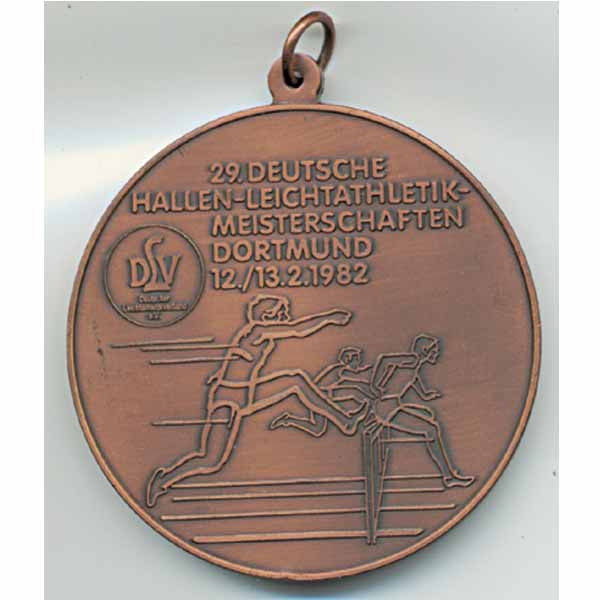 Winners Medal: German Athletics Championships 1982