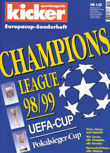 Sondernummer CL-1998 : Kicker Sonderheft CL 1998/99