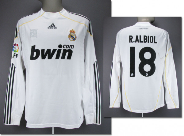 match worn football shirt Real Madrid 2009/2010