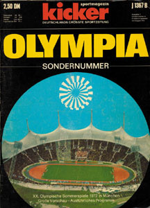 Kicker Sonderheft XX.Olympische Sommerspiele 1972 in München