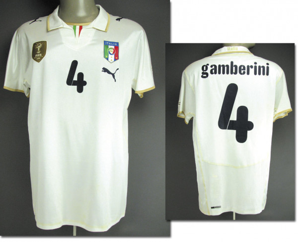 World Cup 2010 match worn football shirt Italy