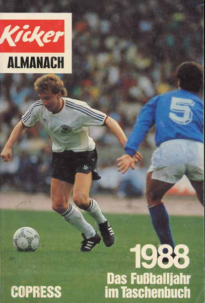 German Football Yearbook 1988 from Kicker.