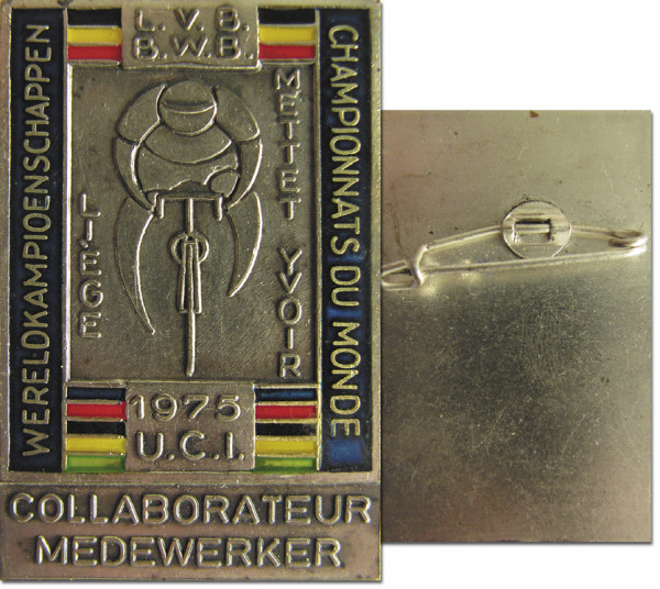 Teilnehmerabzeichen Rad-WM 1975, Teilnehmerabzeichen 1975