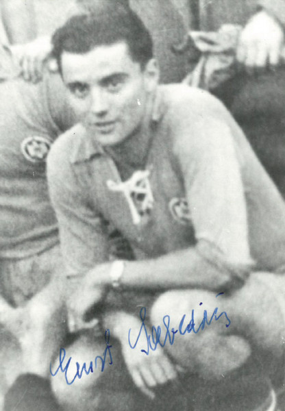 Sabeditsch, Ernst: Autograph Football. Ernst Sabeditsch