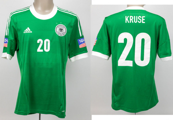 match worn football shirt Germany 2013