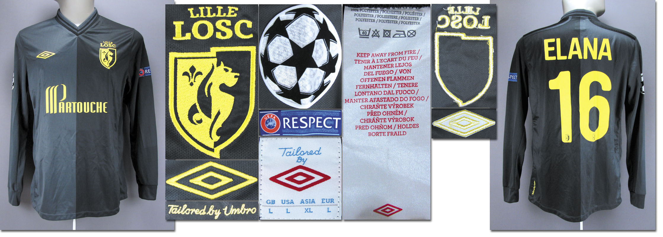 match worn football shirt Lille OSC 2012/2013 | AGON SportsWorld