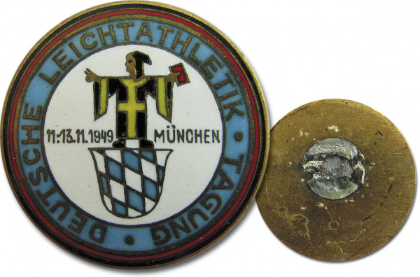 German Athletics Assocoation badge 1949