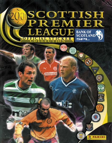 Scottish Premier League 2001. Official sticker collection.