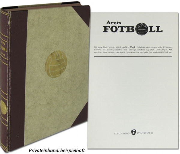 Arets Fotboll 1964. rare Swedish Football Yearbook
