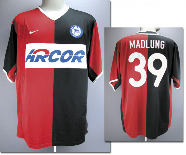 match worn football shirt Hertha BSC Berlin 2002