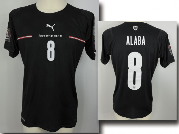 match worn football shirt Austria 2022