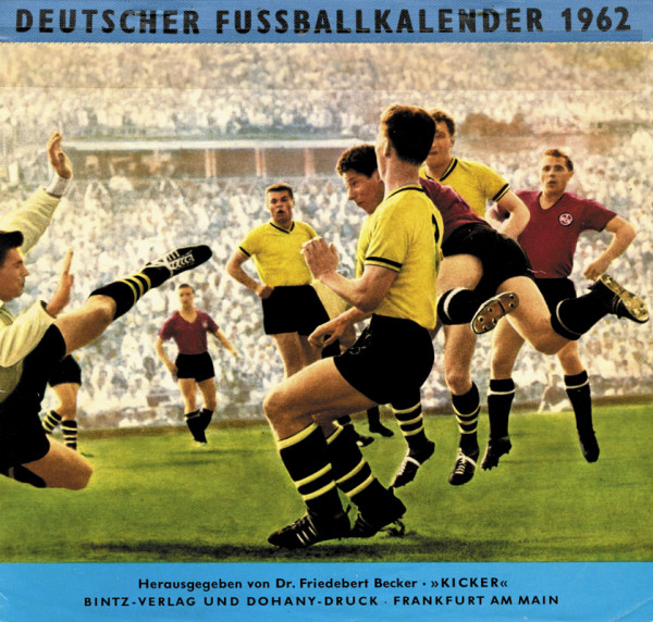 German Football Calendar 1962