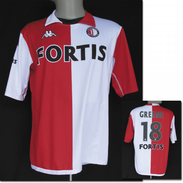 match worn football shirt Feyenoord 2005/06