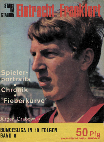 Eintracht Frankfurt. German Football magazin 1966