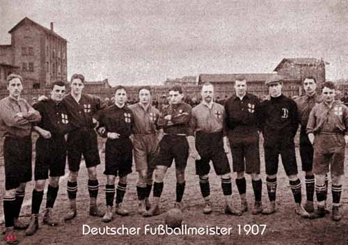 Deutscher Fußball Meister 1907 Freiburger FC Fan Big Card Edition F34 