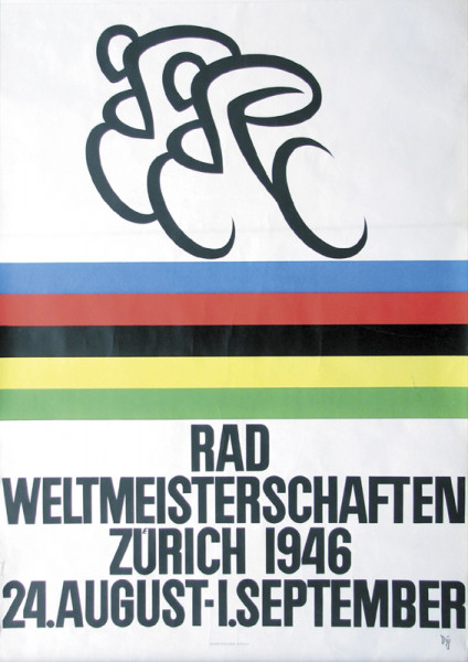 Cycling World Championships Zurich 1948 Poster