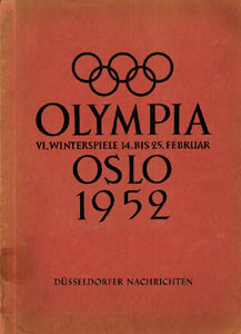 Olympia Oslo 1952. VI. Winterspiele 14. bis 25. Februar.