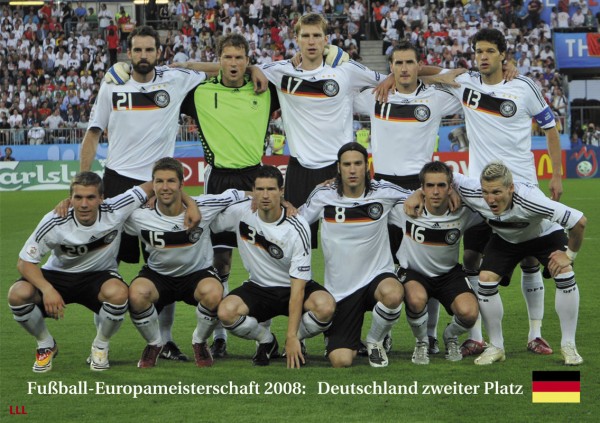 Germany 2nd place Euro Cup 2008