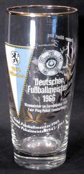 German Beerglas 1966 1860 Munich