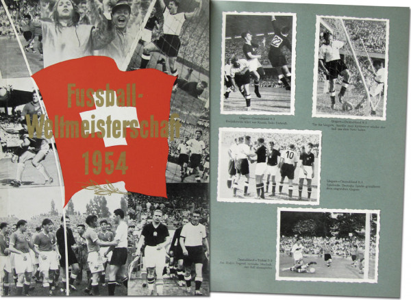 World Cup 1954. Rare German Sticker Album from WS