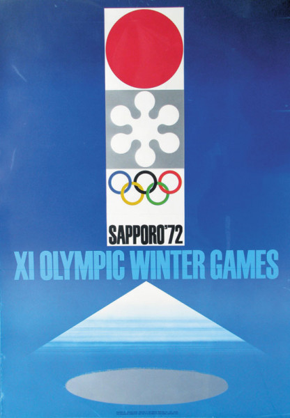 Sapporo '72 - XI Olympic Winter Games. 73x103 cm., Plakat OWS1972