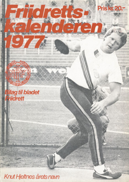 Norwegian Track & Field Calendar 1977