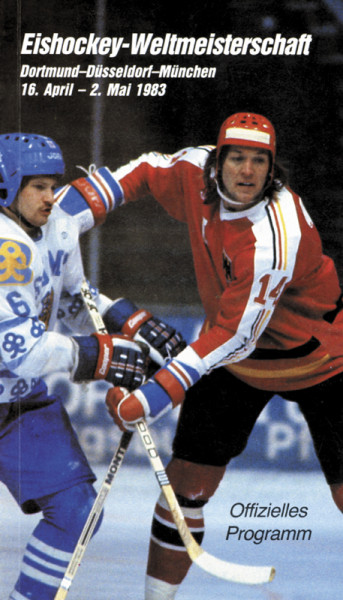 Eishockey Weltmeisterschaft 16.4. - 2.5.1983 Dortmund - Düsseldorf -München.